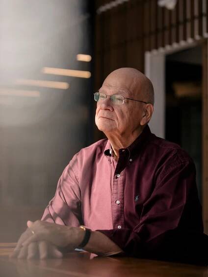 A portrait of Timothy Keller.