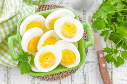 Vařená vejce — Stock obrázek