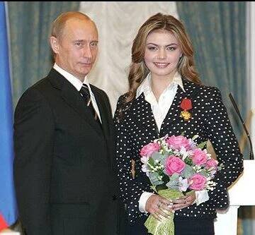 Vladimir Putin a Alina Kabajevová
