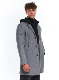 Kabát s kapucí pánský | GATE