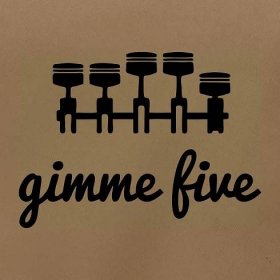 Gimme five - dej mě pět - pětiválec - Zástěra na vaření | MyShirt.cz