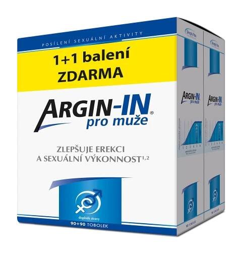 Argin-IN pro muže tob.90 + Argin-IN tob.90 zdarma | Alphega.cz