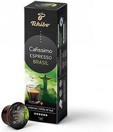 Tchibo Cafissimo Espresso Brasil pražená mletá káva 10 ks