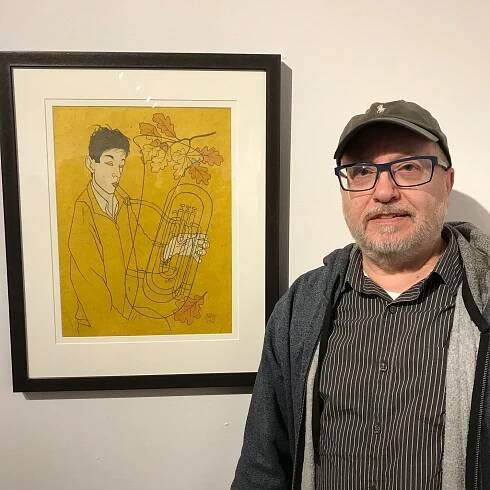 David Hile by his Art Now: Drawing entry