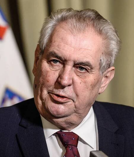 Končící prezident Miloš Zeman