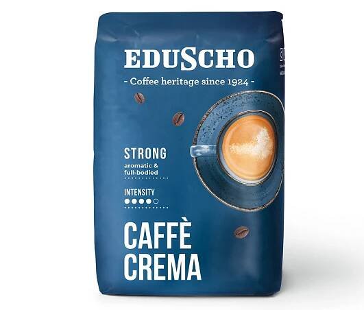Eduscho Caffè Crema Strong 500 g zrnkové kávy