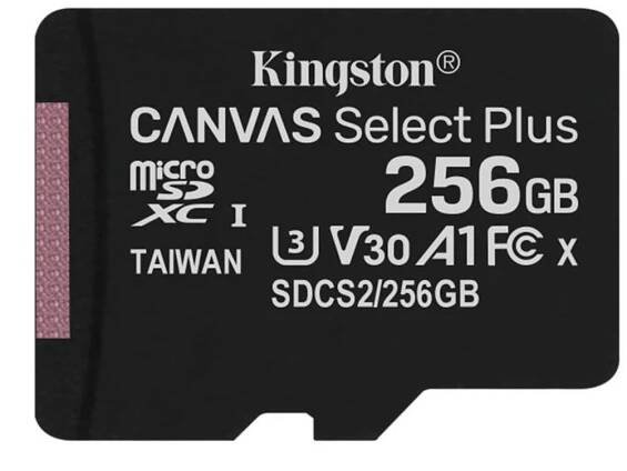 Kingston Paměťová karta microSD Canvas Select Plus 100 M/s