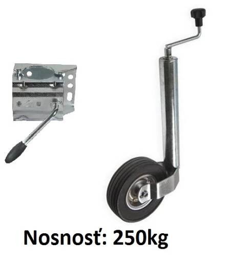 Veľké oporné kolečko s držiakom 250kg