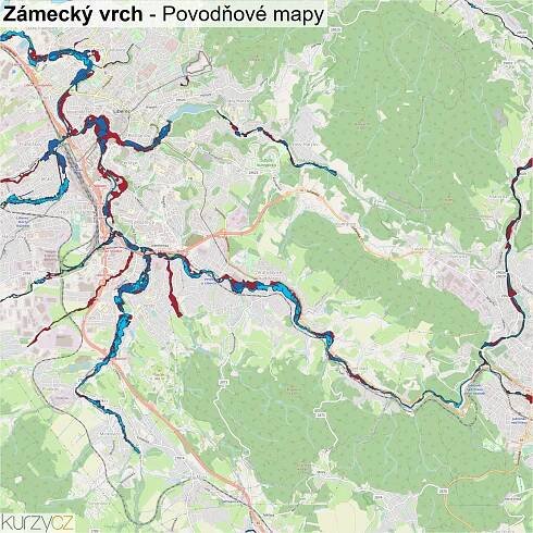 Zámecký vrch - mapy | Kurzy.cz