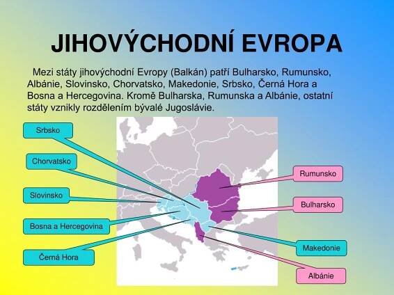 PPT - JIHOVÝCHODNÍ EVROPA PowerPoint Presentation, free download - ID ...