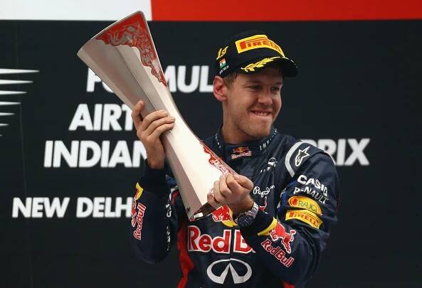 Velkou cenu Indie ovládl suverén Vettel a přiblížil se zisku titulu