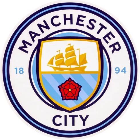 Manchester City FC - Crest - Samolepky na auto - Vinyl Obrázek produktu 