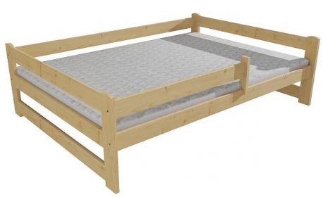 Dětská postel DP 019 XL se zábranou