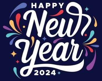 Happy New Year 2024 Profile Picture HD Free