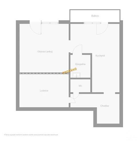 Pronájem bytu 2+1, 49 m², Uherský Ostroh | Sluneční Reality 