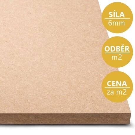 MDF deska tl. 6 mm