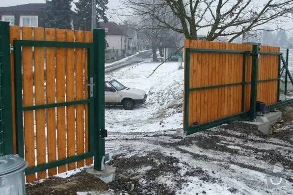 Samonosná pojezdová brána s el. pohonem. + branka: 763-1103306553_s