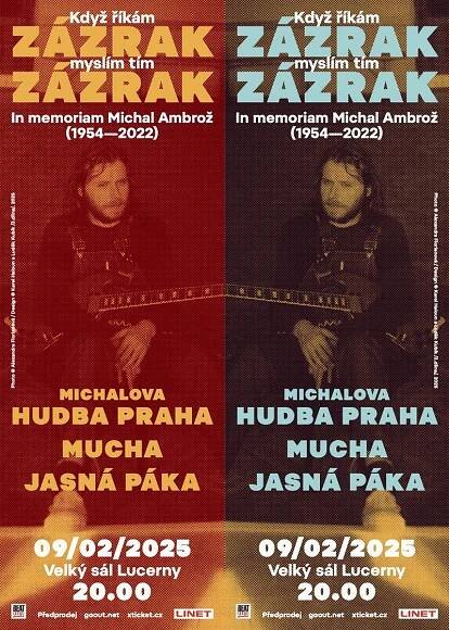 S Jasnou Pákou po 40 letech zahostuje Dáda Albrecht. Na koncertě pro Michala Ambrože vystoupí i Vlasta Třešňák nebo David Koller s kapelou | CS MUSIC