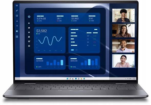 DELL NTB Latitude 9450/U7 165U/32GB/1TB SSD/14" QHD+ Touch/2-in-1/IR Cam & Mic/WLAN/vPro/Backlit Kb/W11 Pro/3Y PS NBD