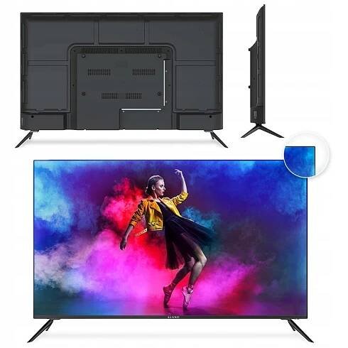 TELEVIZE KIANO ELEGANCE TV 43" SMART TV LED 4K UHD PVR WIFI ČERNÁ