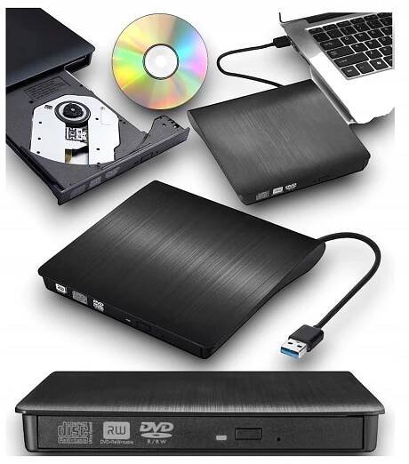 EXTERNÍ JEDNOTKA CD-R/DVD-ROM/RW USB 3.0 UNIVERZÁLNÍ PŘEHRÁVAČ