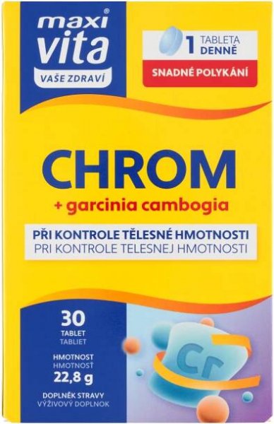 Chrom + Garcinia cambogia, doplněk stravy