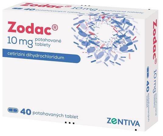 ZODAC 10 mg 40 tablet