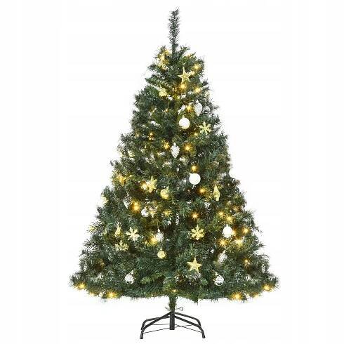 Vánoční stromek s dekoracemi, 120 LED, 511 větviček Ø95 x 150