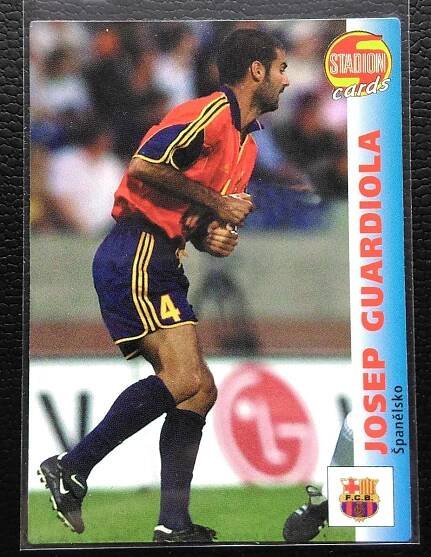 Pep Guardiola 2000 Stadion cards #49 FC Barcelona - Sportovní sbírky