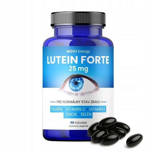 MOVit Lutein Forte 25 mg + Taurín, 90 toboliek