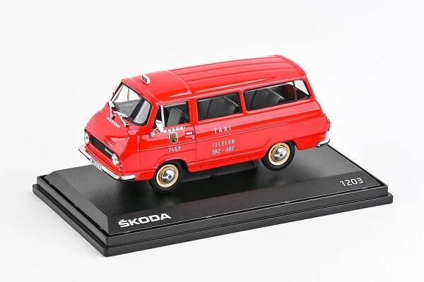 Abrex model Škoda 1203 (1974) - dodávka TAXI (1:43)