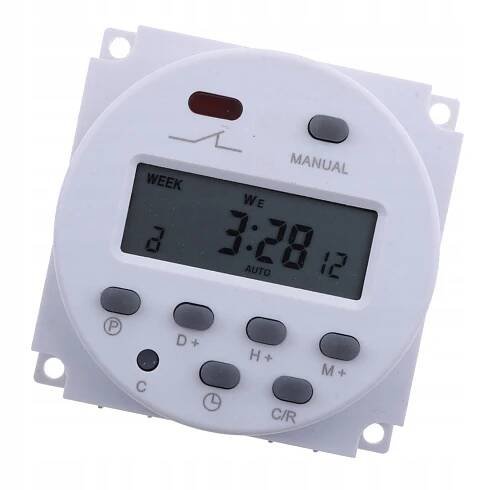 Časový spínač pro solární světla, digitální časovač DC/ 12 V HOT