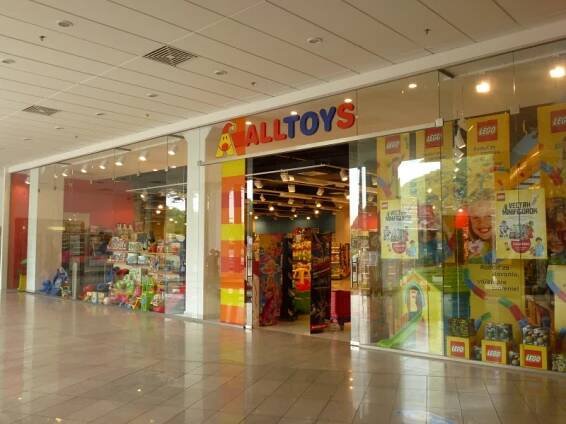 EURÓPA SCHOPPING CENTER Banská Bystrica - predajňa ALLTOYS | A.C.T. Nitra, s.r.o. - klimatizácia, vzduchotechnika, automatické