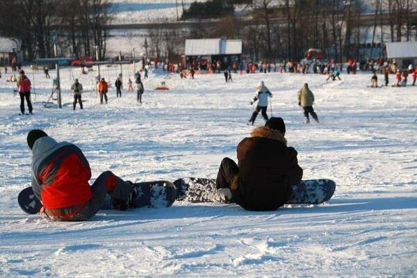 Kareš se snowparkem