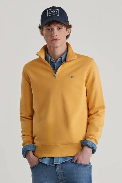 MIKINA GANT REG SHIELD HALF ZIP SWEAT FADED SUNSET