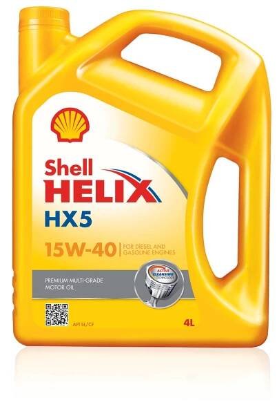 Shell Helix HX5 15W-40, 4L