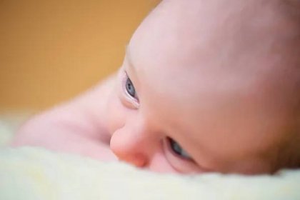 Detailní portrét novorozeně — Stock fotografie