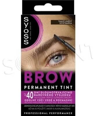 Syoss Brow Tint Tmavě hnědý 17 ml