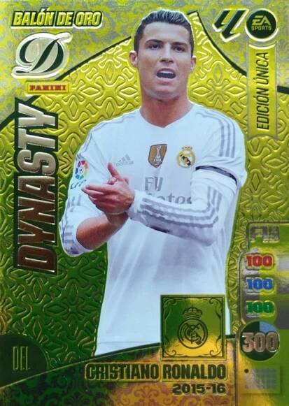 LA LIGA 2024-25 2025 BALÓN DE ORO UNICA DYNASTY RONALDO 2015-16 REAL MADRID