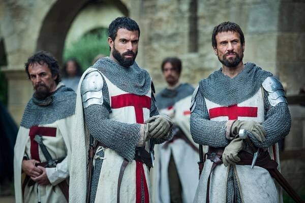 Soumrak templářů - The Black Wolf and the White Wolf - Z filmu - Tom Cullen, Simon Merrells