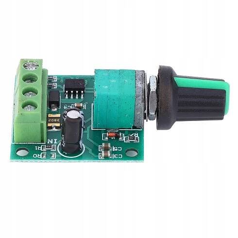REGULÁTOR PWM OTÁČEK MOTORU 1.8-5V DC 2A 30W Váha výrobku včetně jednotkového obalu 0.03 kg