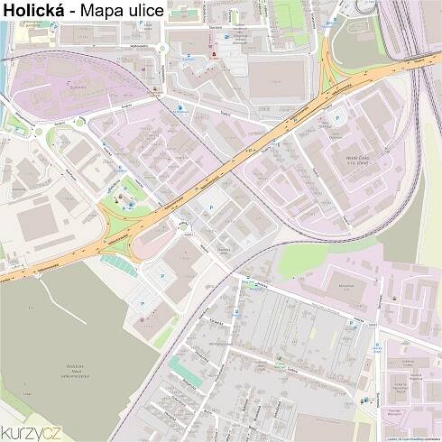 Holická - mapy | Kurzy.cz