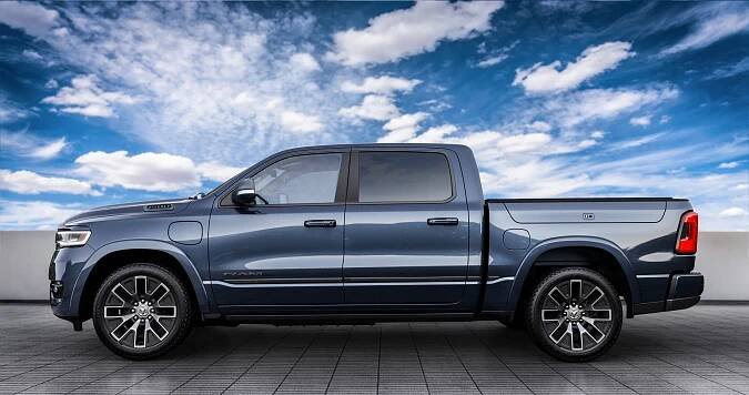 Nový Ram 1500 Ramcharger je elektrický pick-up, který díky V6 ujede přes 1000 km