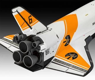 "Moonraker" Space Shuttle - obsahuje barvy a lepidlo - Revell Gift-Set James Bond 05665