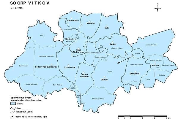 Administrativní mapy SO ORP | Moravskoslezský kraj