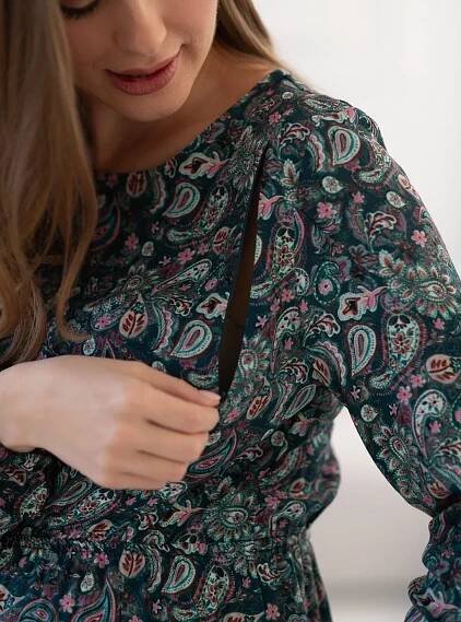 Zelená | MAMA \ Oblečení \ Šaty KOJÍCÍ OBLEČENÍ \ Zobacz wszystko MAMA \ Oblečení \ Zobacz wszystko TĚHOTENSKÉ OBLEČENÍ