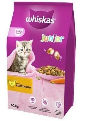 WHISKAS Junior kuře 14kg