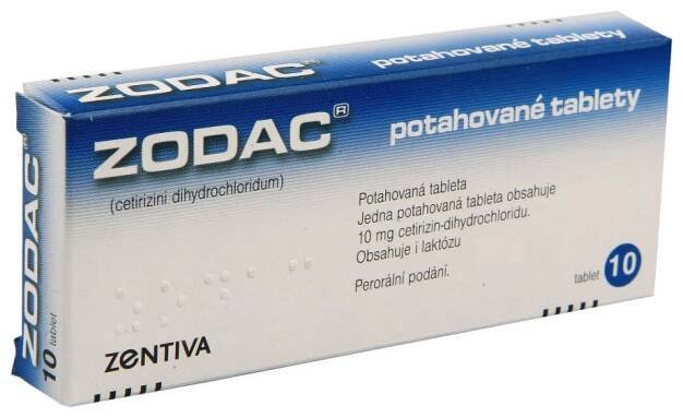 Zodac 10 mg 10 tbl.