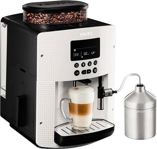 KRUPS Pisa White + XS6000 Autocappuccino EA816170