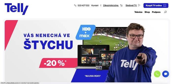 Recenze Telly: Jedna z nejlepších IPTV na českém internetu